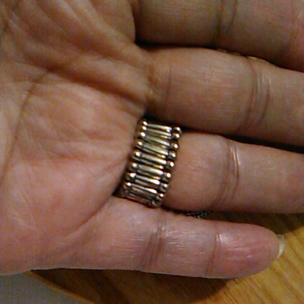 Faux turquoise ring - Picture 3 of 5
